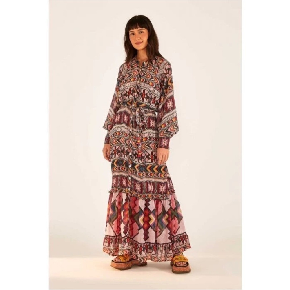 Farm Rio Amulet Maxi Dress Size Small